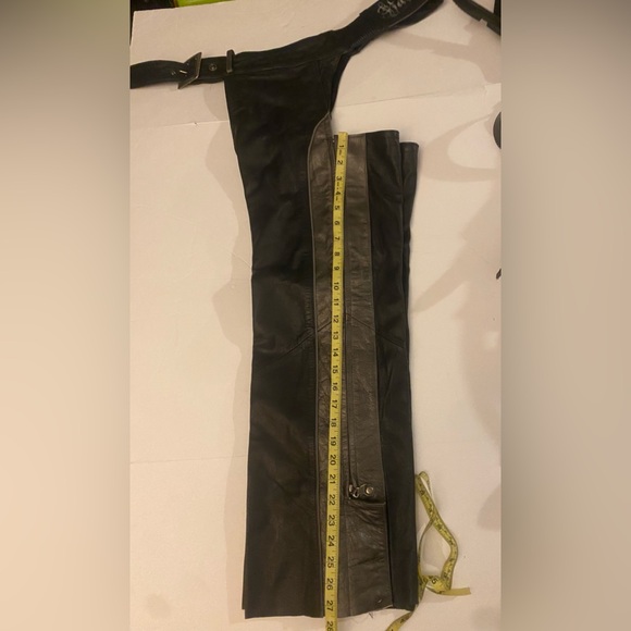 Harley Davidson Ladies Large TWO TONE Chaps - Picture 7 of 8